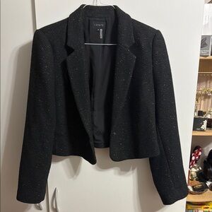 1. State Women's Elegant Black Blazer with Gold Accents